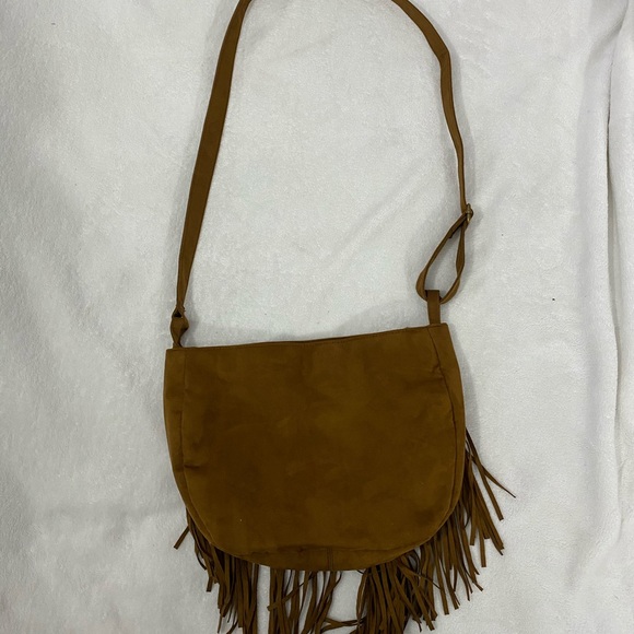 NWOT H&M Bohemian fringe Crossbody purse - Picture 4 of 11